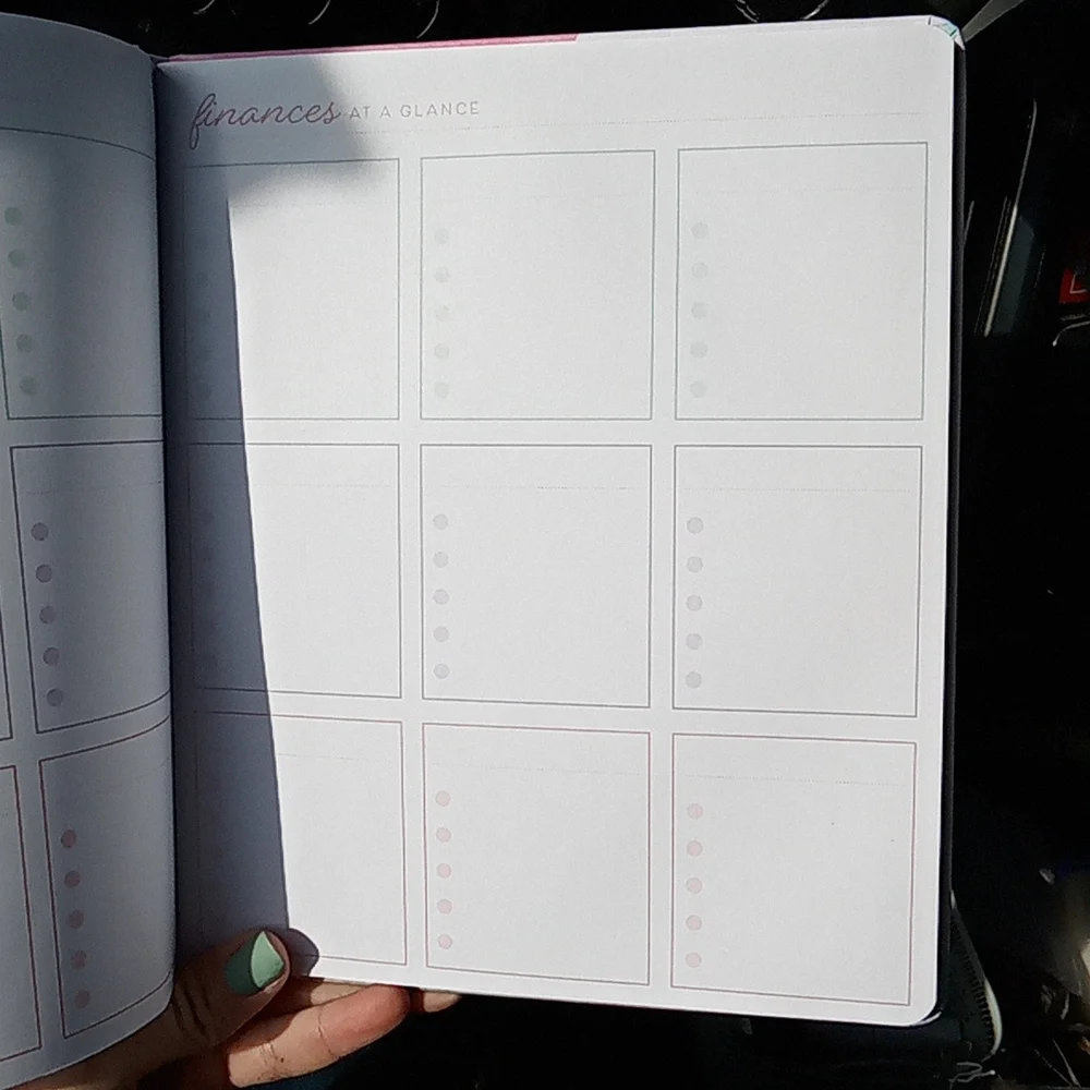 Budget/finance notebook hardcover - Picture 2 of 6